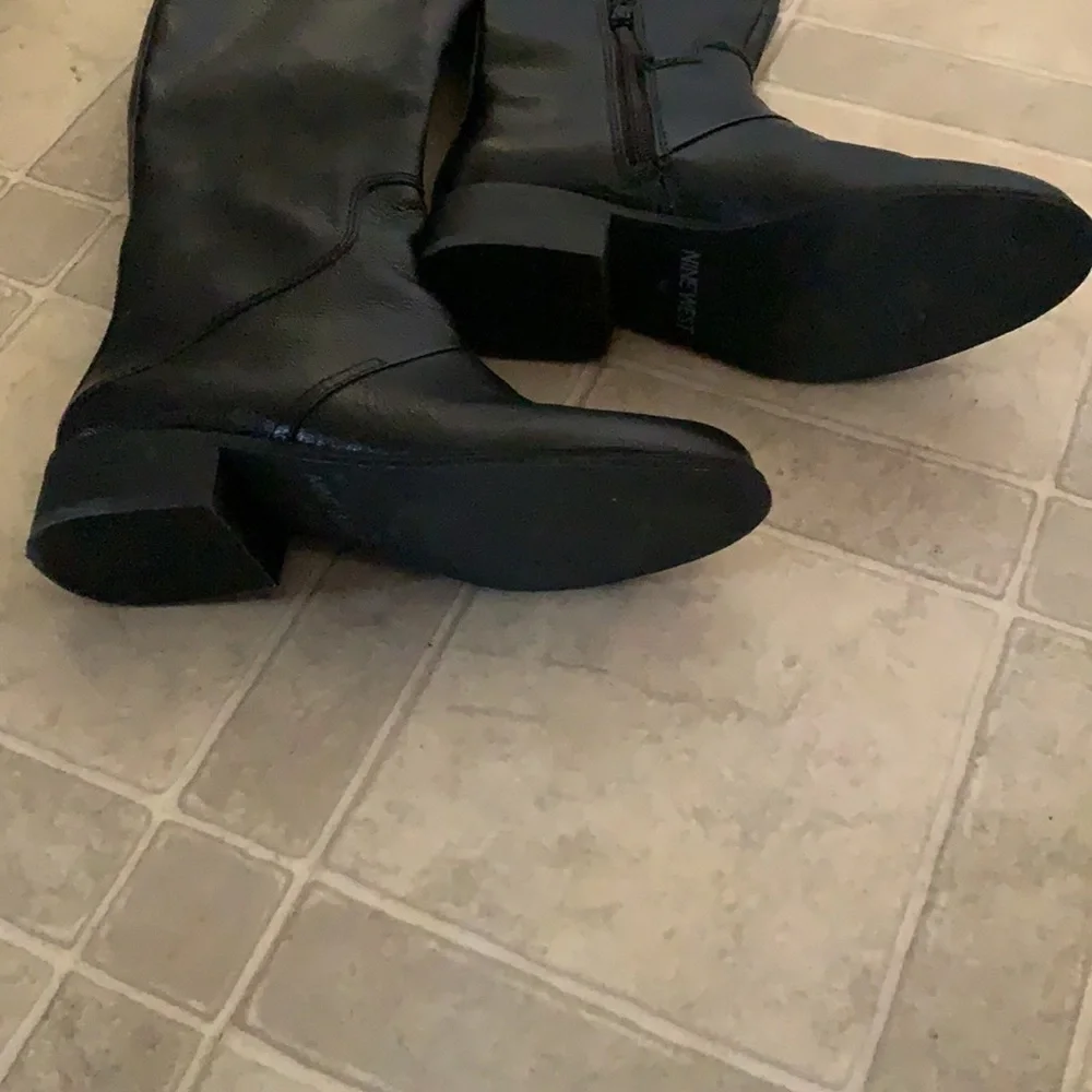 Nine West Noriko over the knee black‎ boots women’s size 6M - Picture 8 of 10